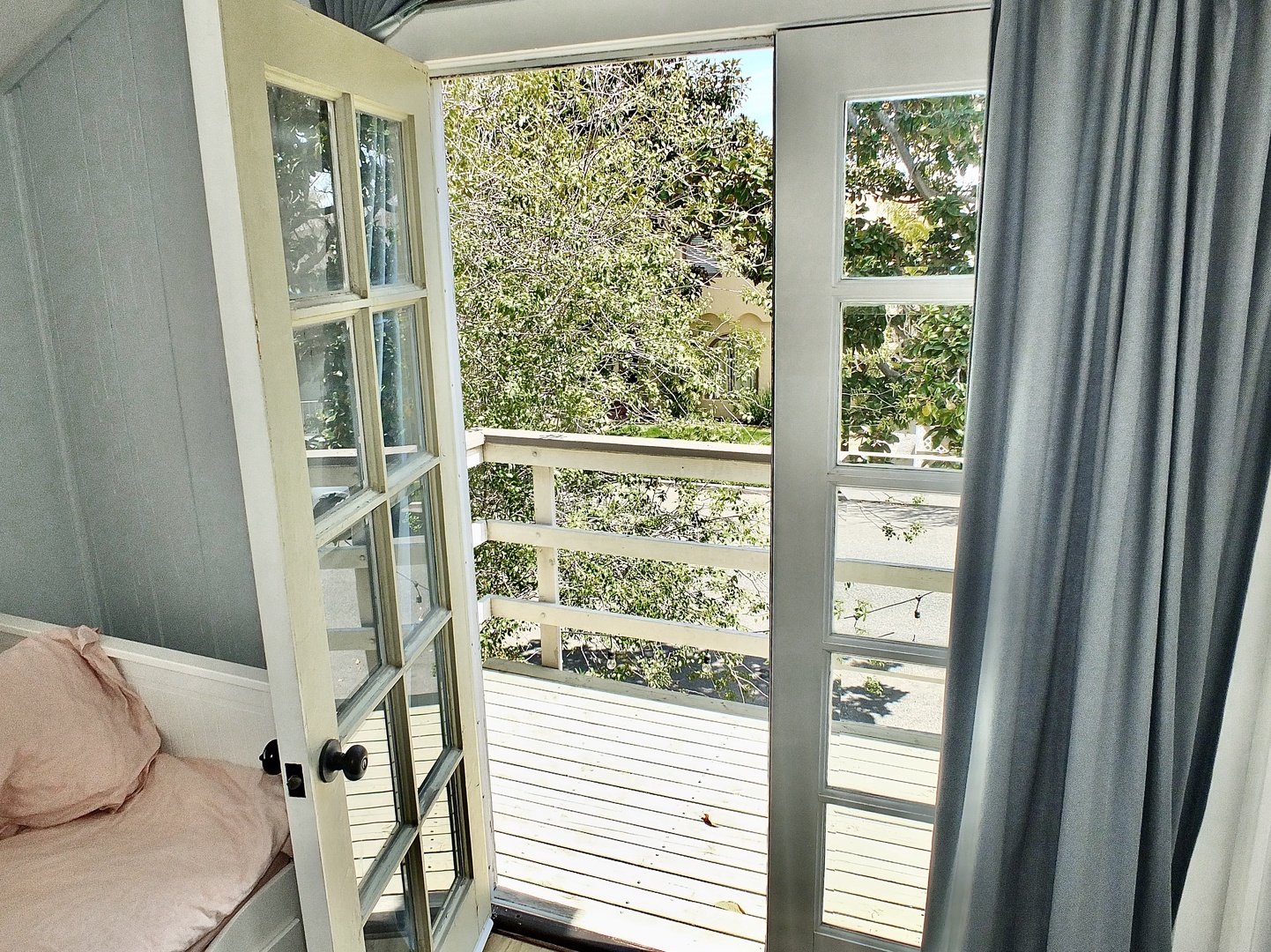 Step onto the balcony & breathe in the fresh air