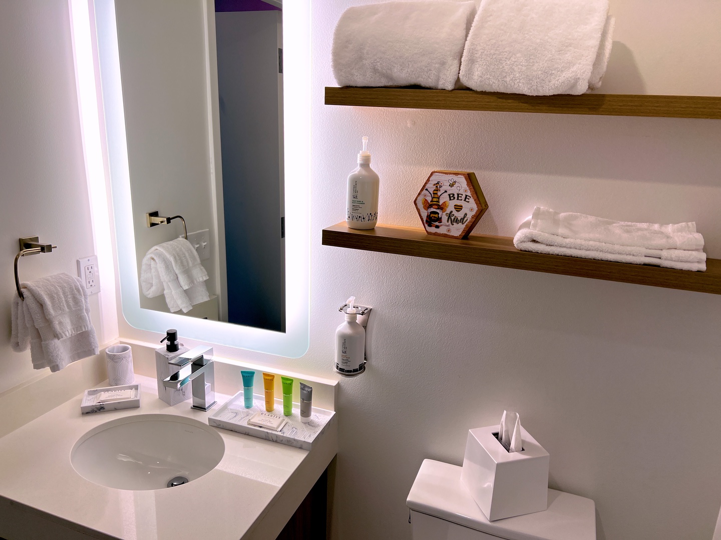 Bathroom with walk-in shower