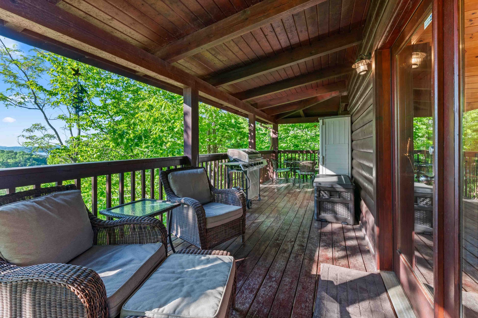 Breathe in the fresh air on our spacious deck