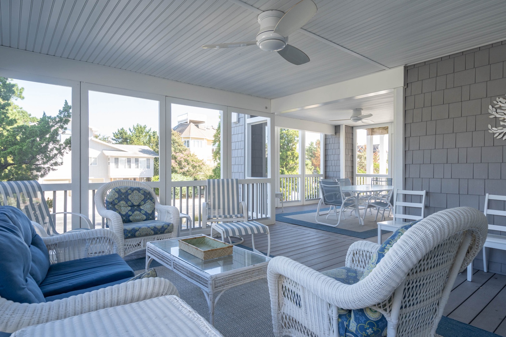Take in the fresh air or curl up with a book on the Covered Porch