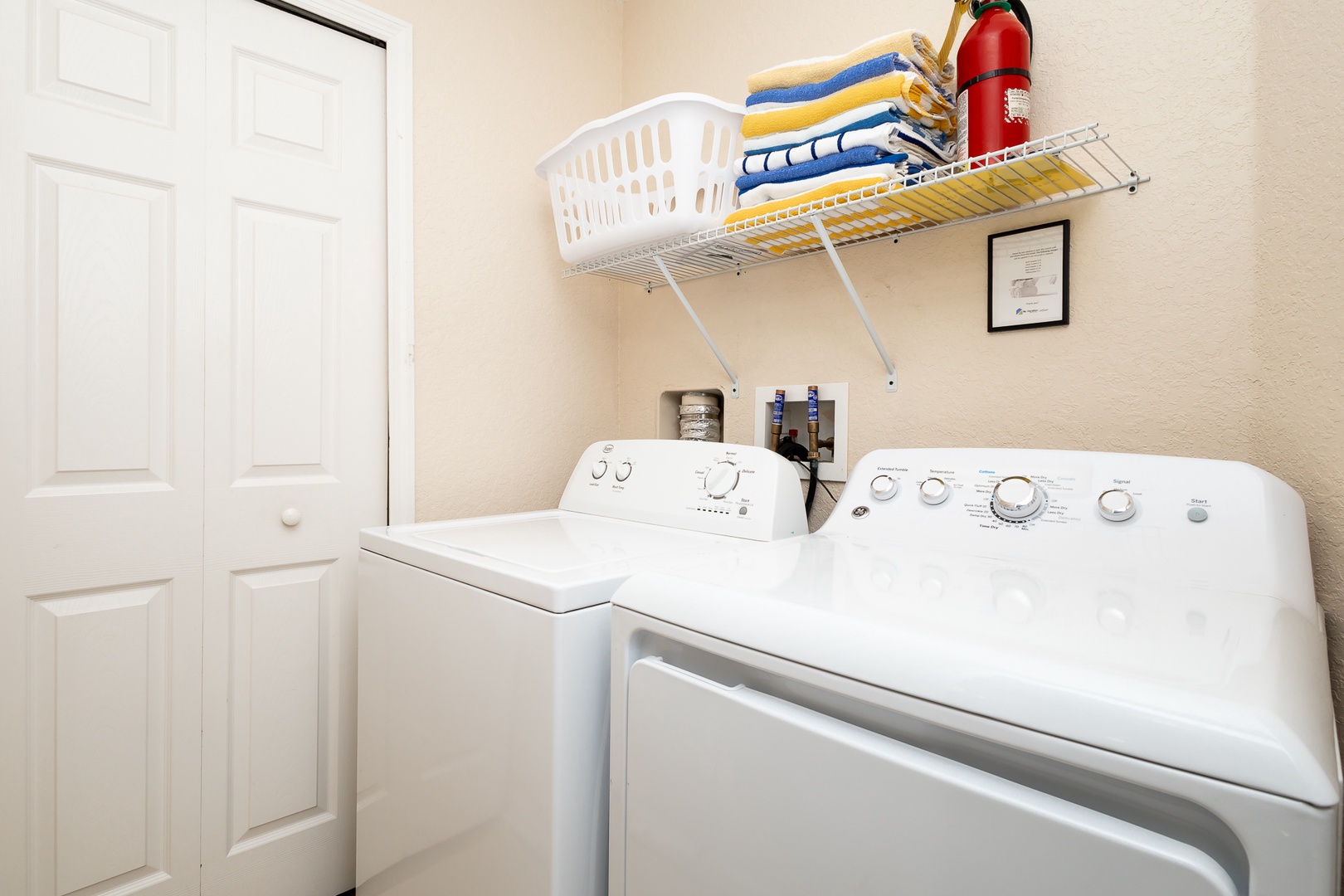 Private laundry is available for your stay, located on the second floor