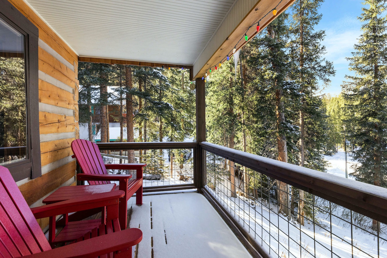 Step outside & breathe the fresh air on the spacious deck