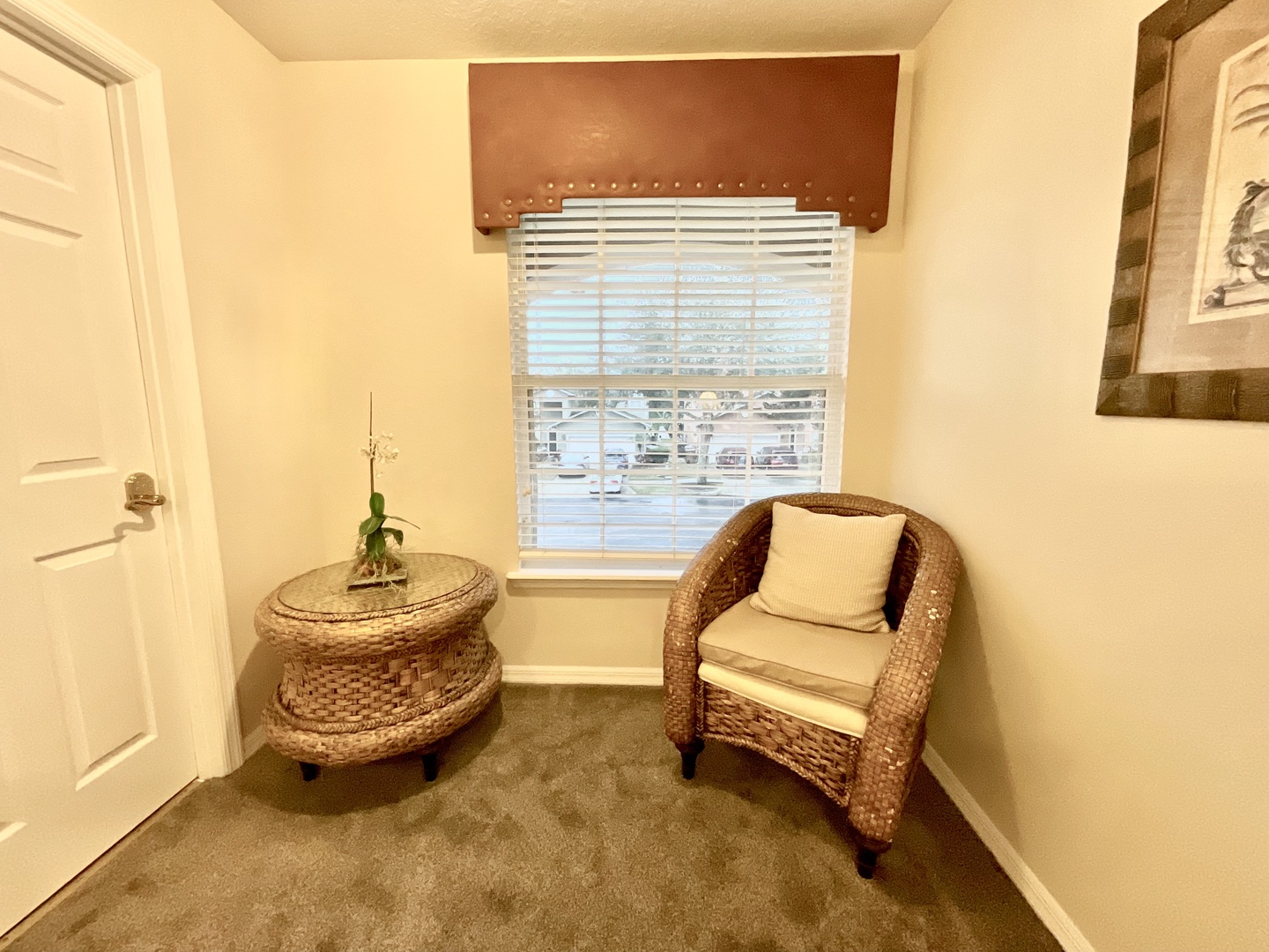 The perfect 2nd floor hallway sitting area for relaxation