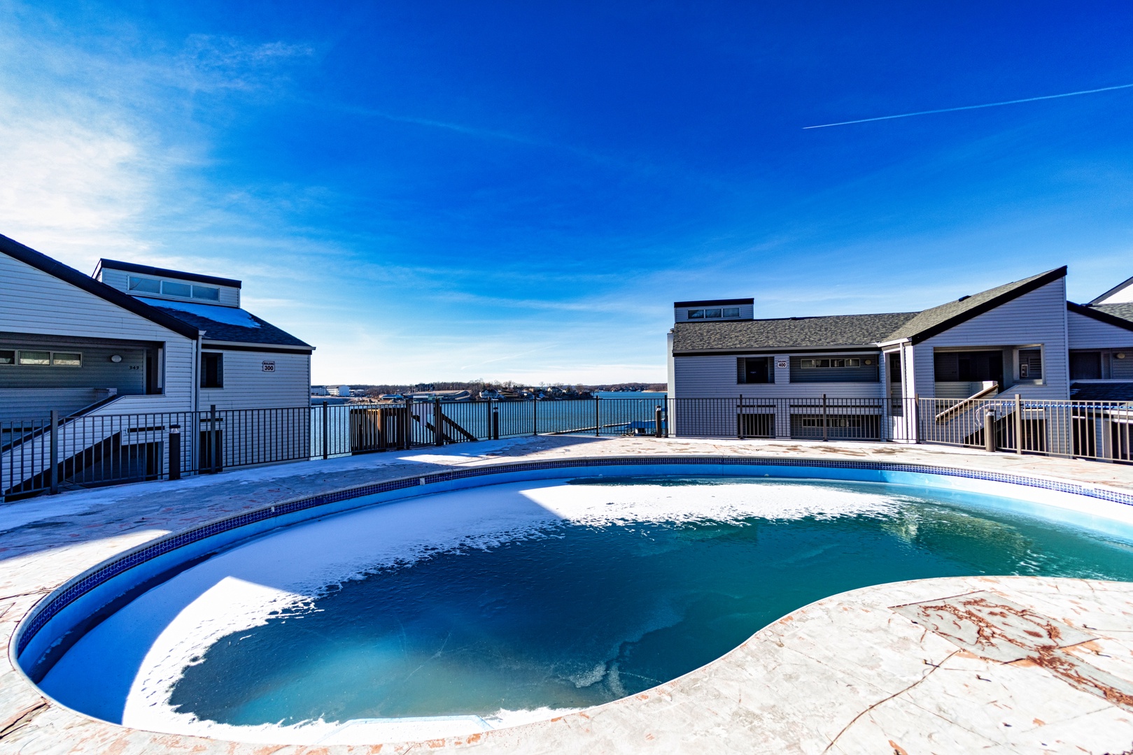 Double Feature: Take in the pool and lake view while basking in the sun