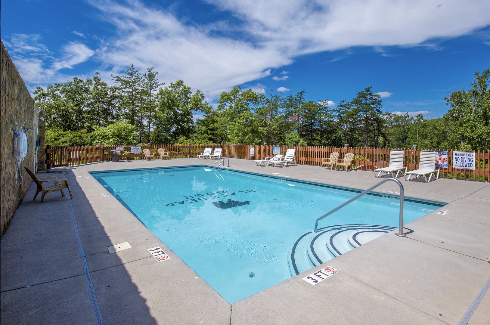 Splash and play in the seasonal Black Bear Ridge Resort pool!