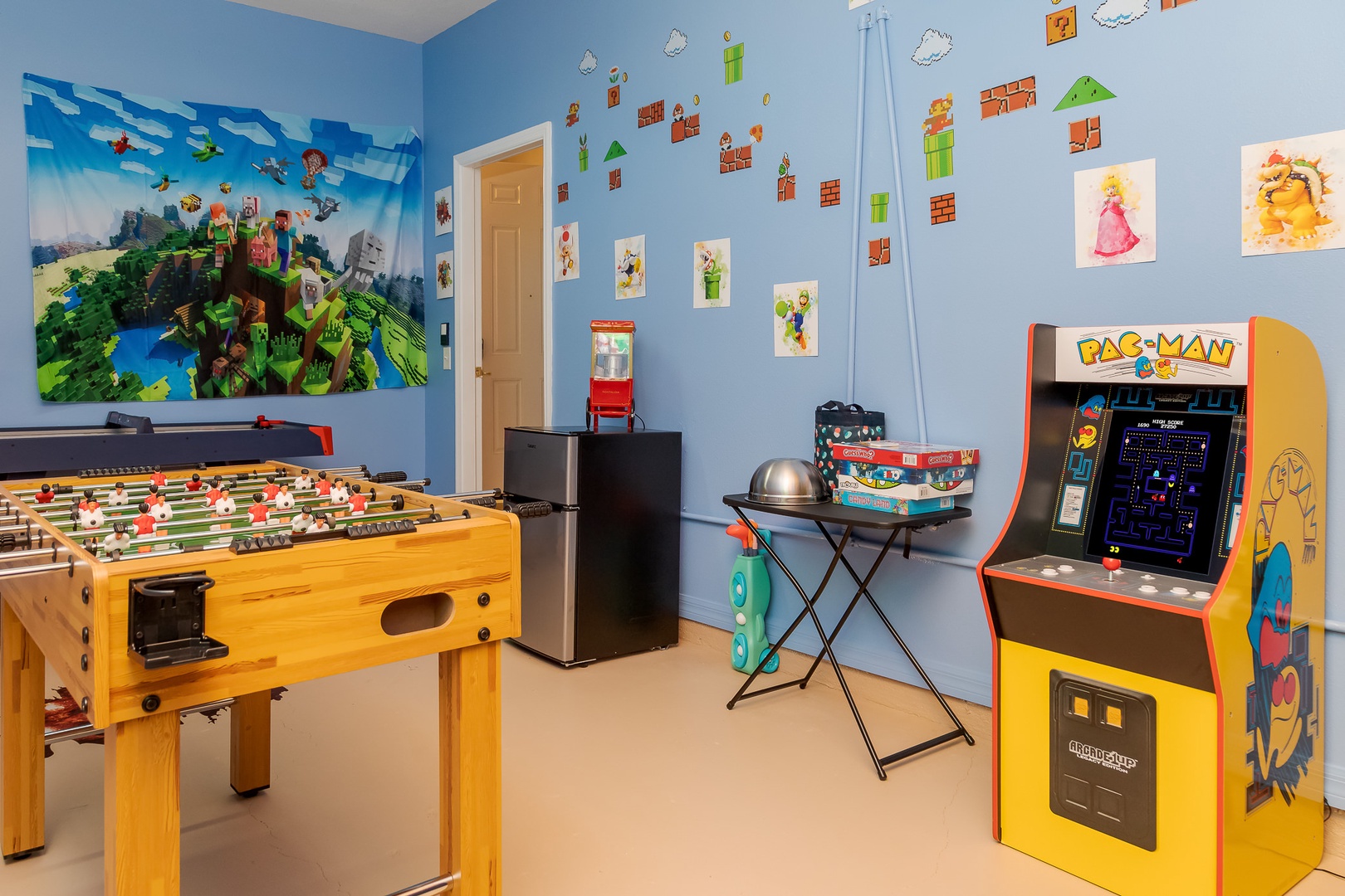 Game room for entertainment