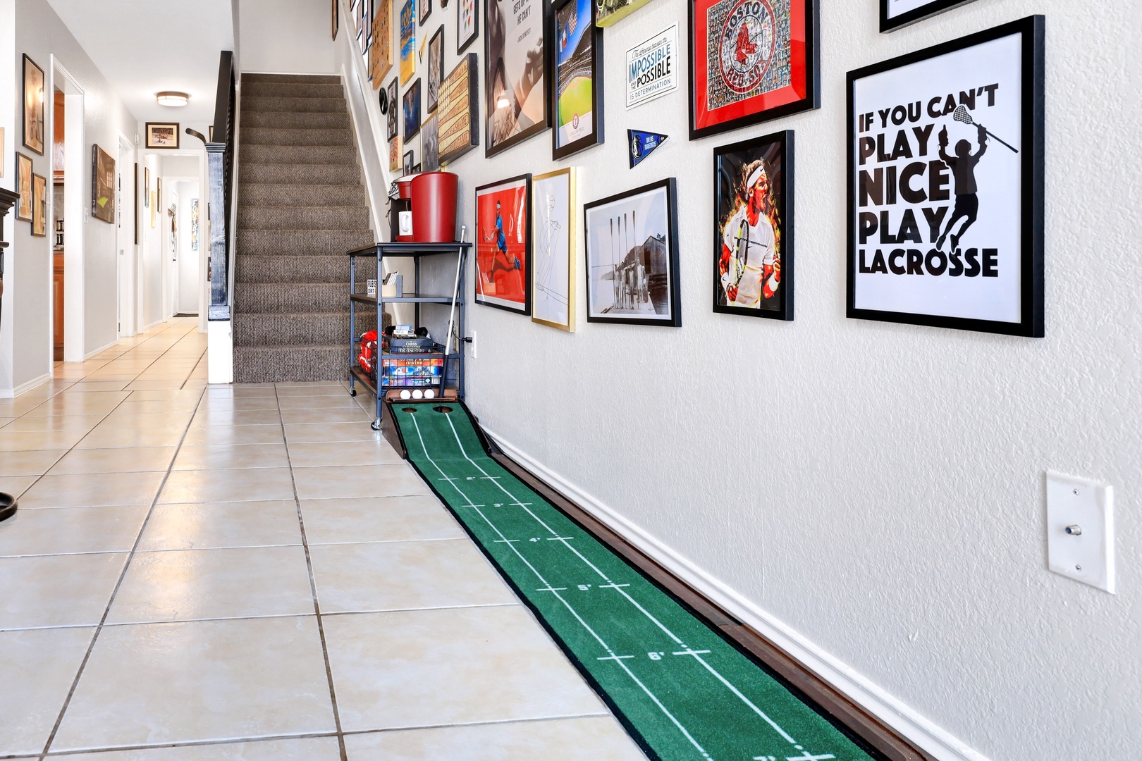 Golf, anyone? Practice your putt in the living room