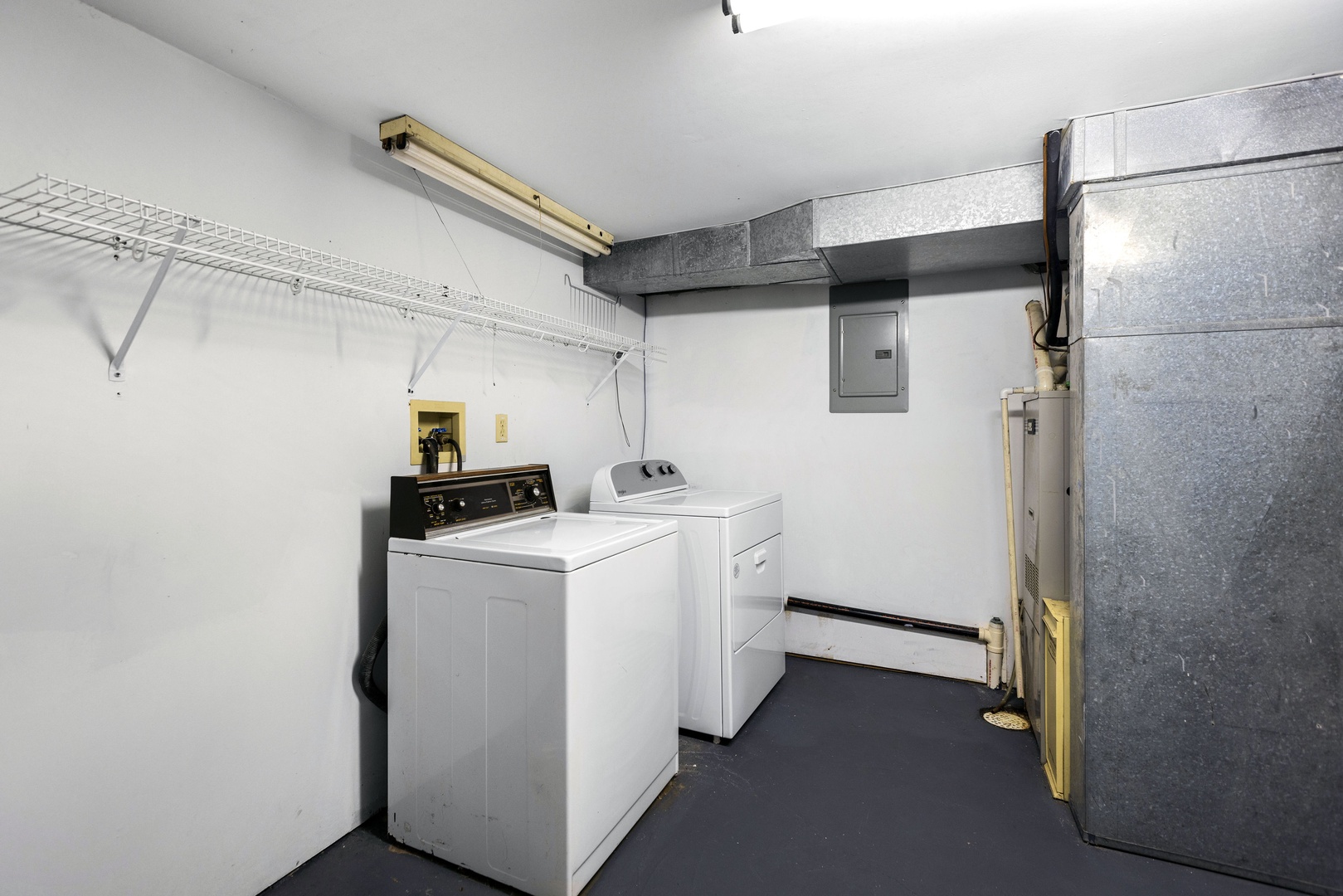 Enjoy the convenience of private laundry facilities during your stay