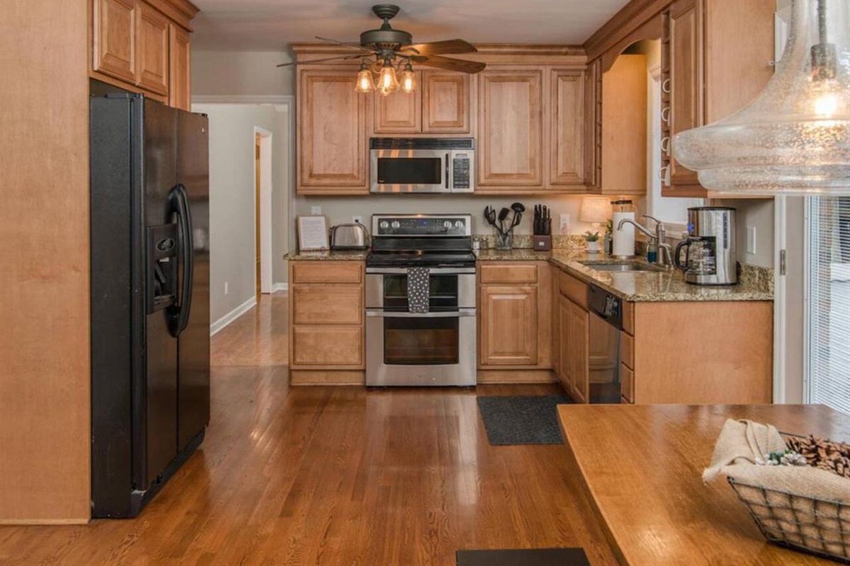 Full kitchen dishwasher, standard drip coffee maker, and more
