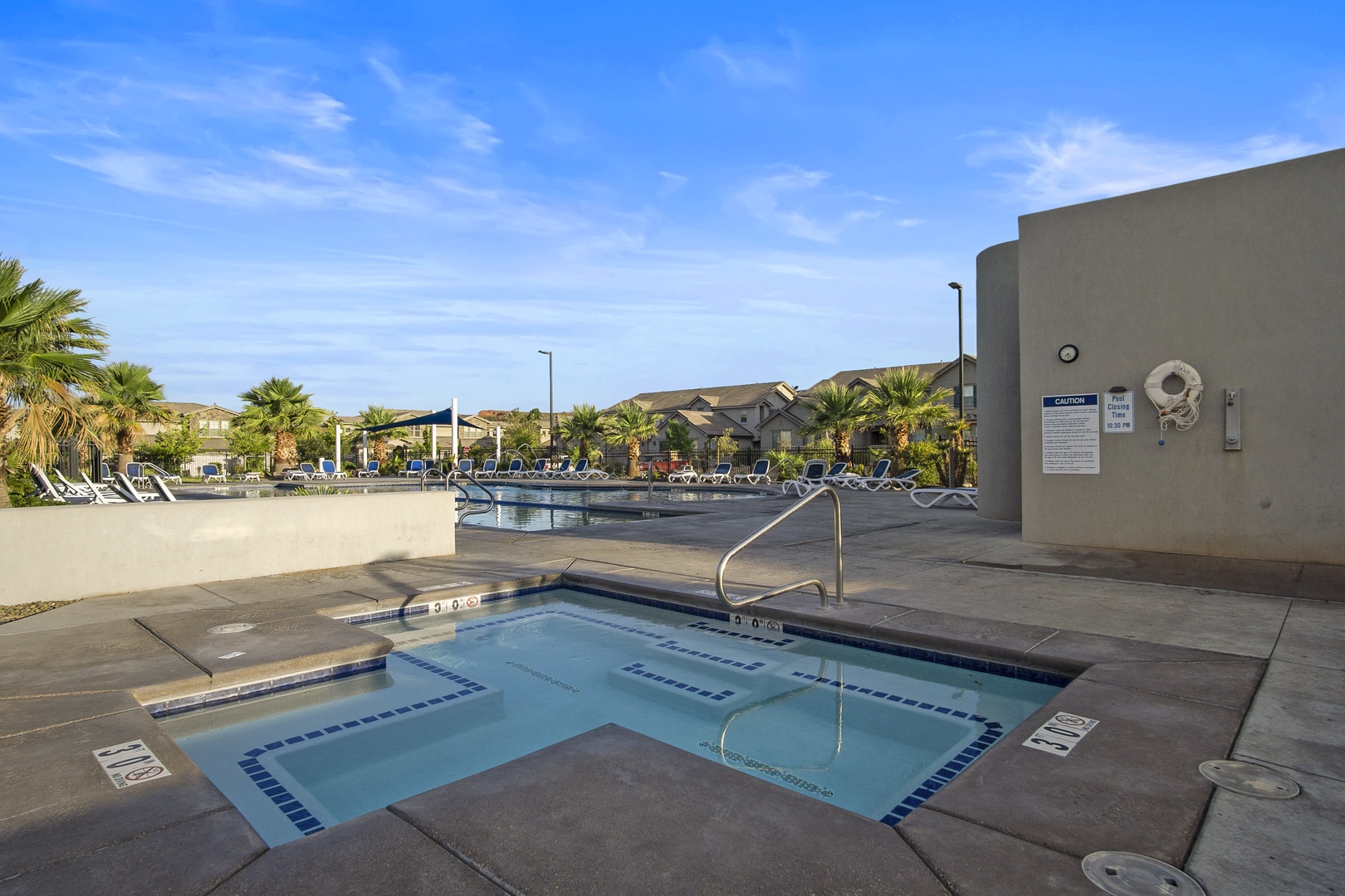 Big communal pool for you and your guests to enjoy!