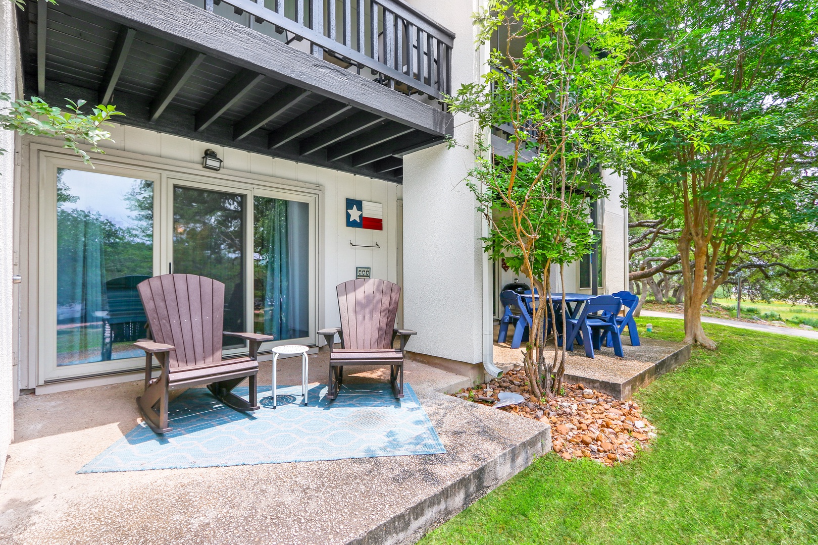 Enjoy your morning coffee out on the patio