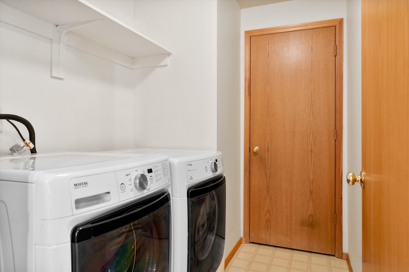 Private laundry is available for your stay!