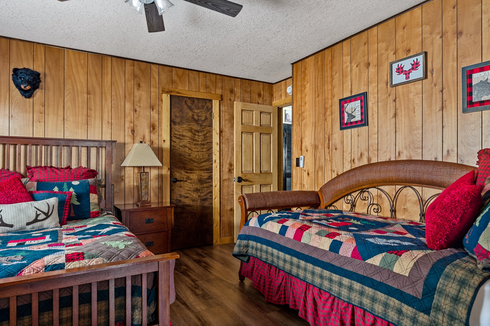 Bedroom #1 Queen and Twin Bed with Twin Trundle