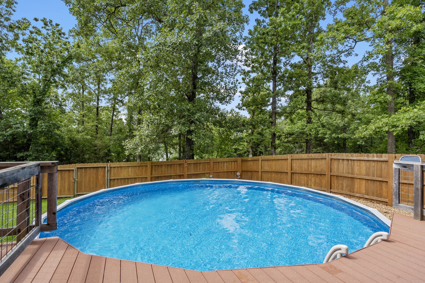 Take a dip in the private pool