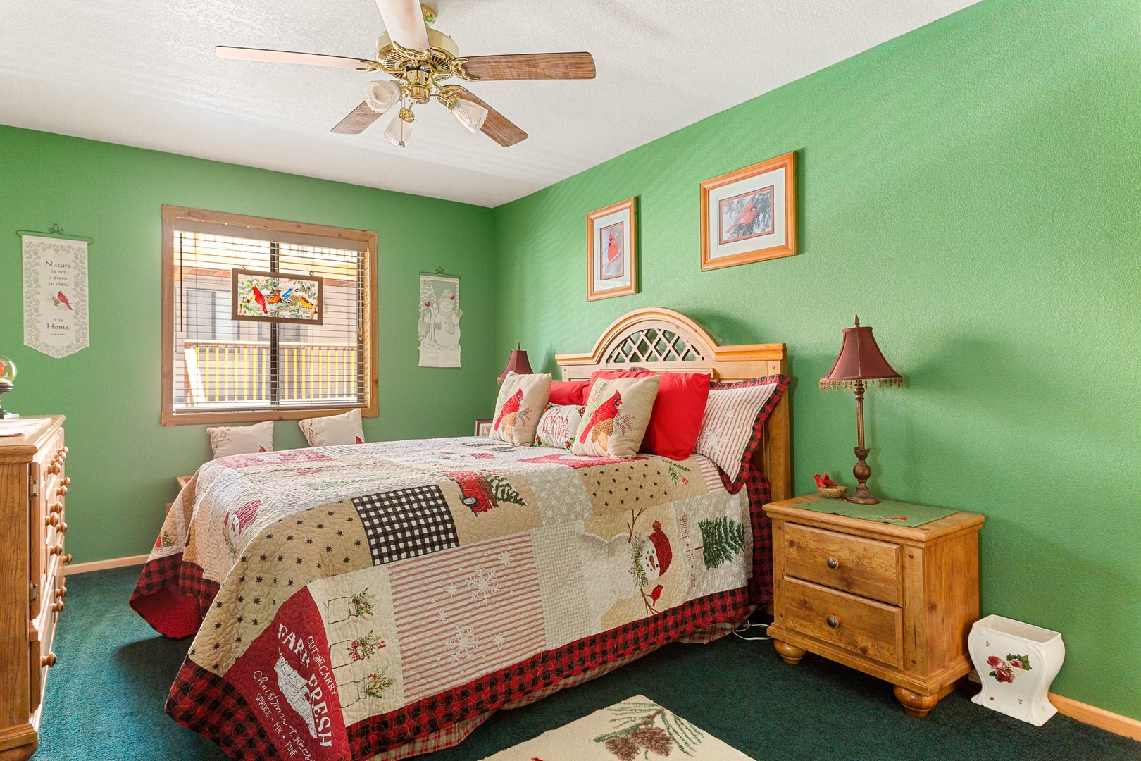 Bedroom #4 with Queen Bed