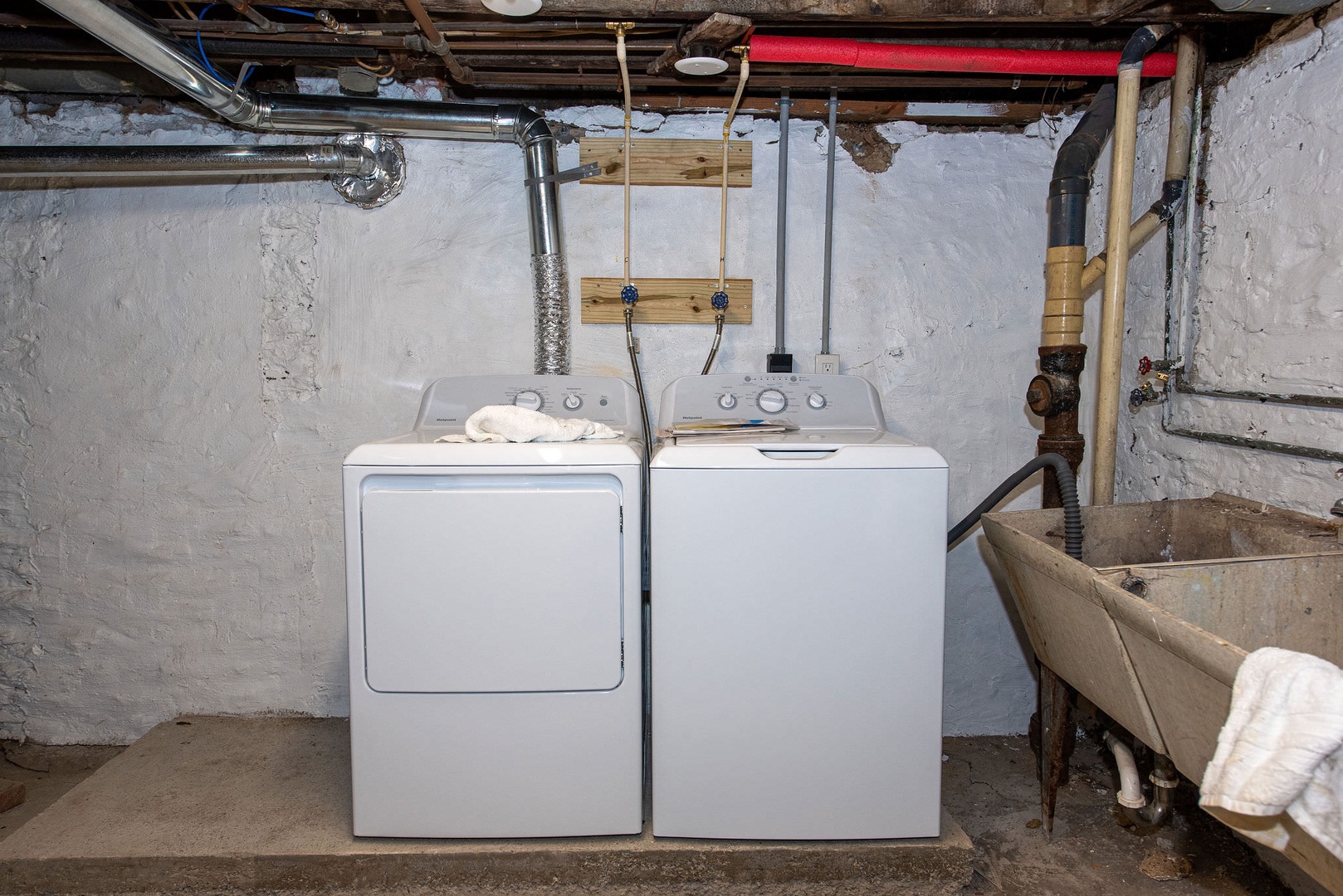 Private laundry is available for your stay, located in the basement