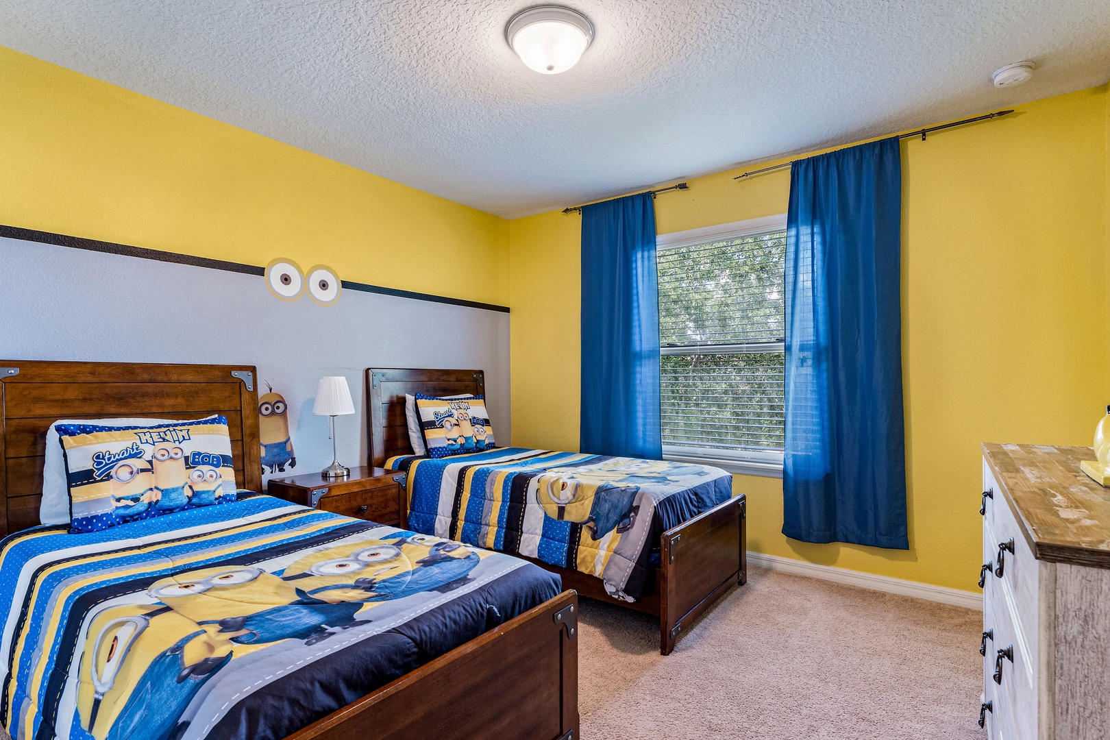 Bedroom 3 Minion themed with with 2 twin bed