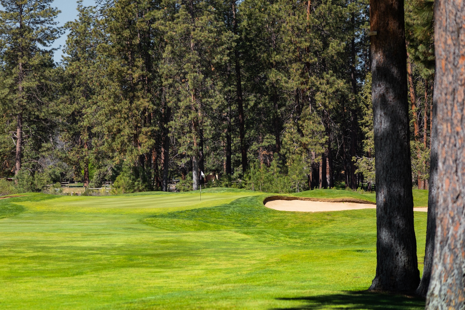 Lounge the day away with stunning golf course views on the deck