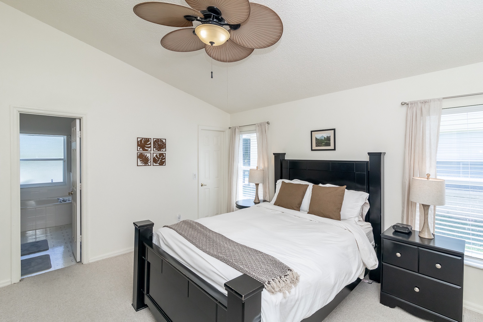 Bedroom #3 with Queen Bed and En-Suite