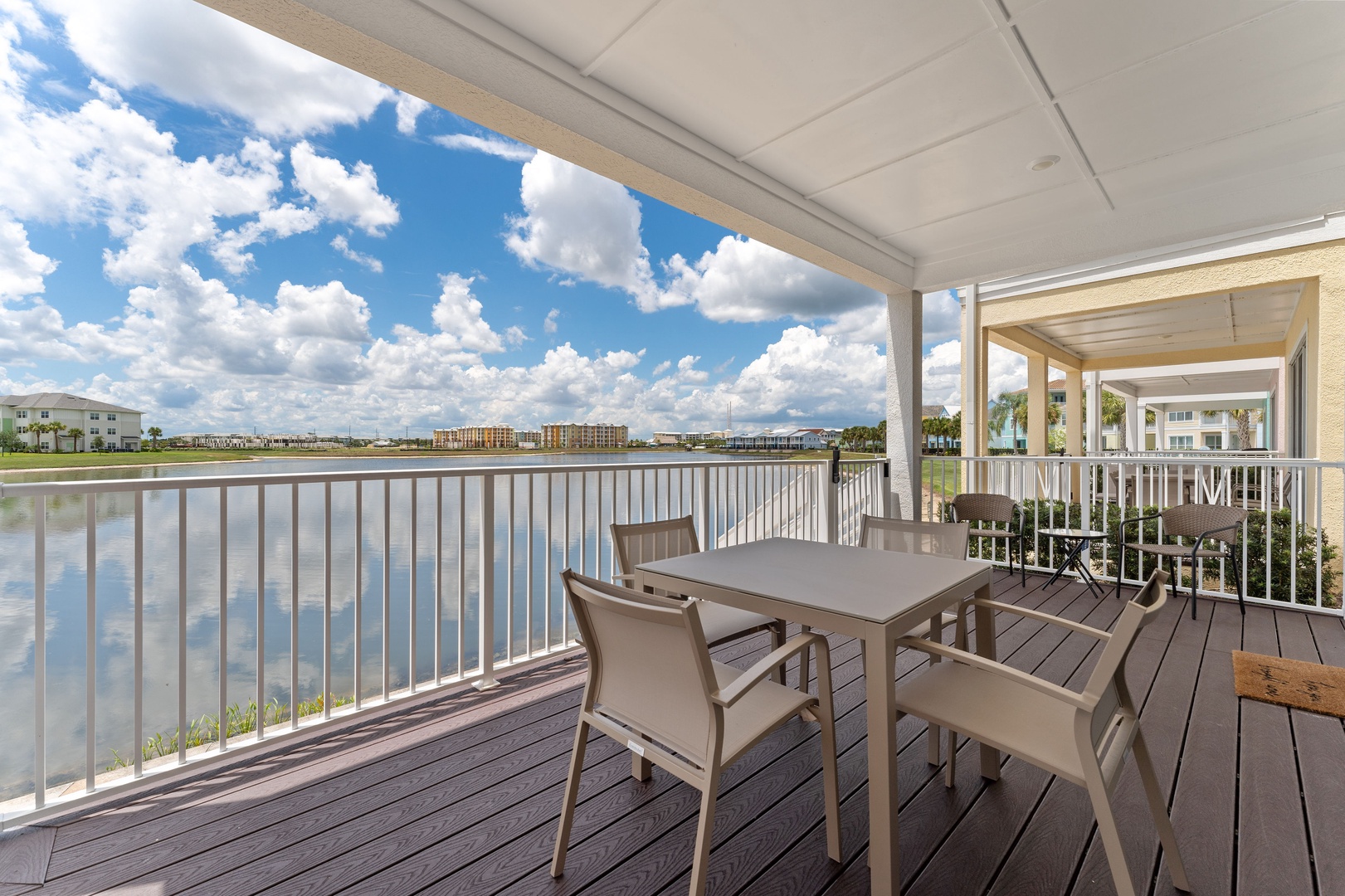 Lounge the day away or dine alfresco with gorgeous views on the balcony