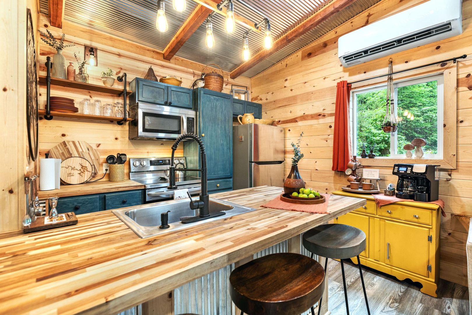 Kitchen counter with cozy seating for casual dining