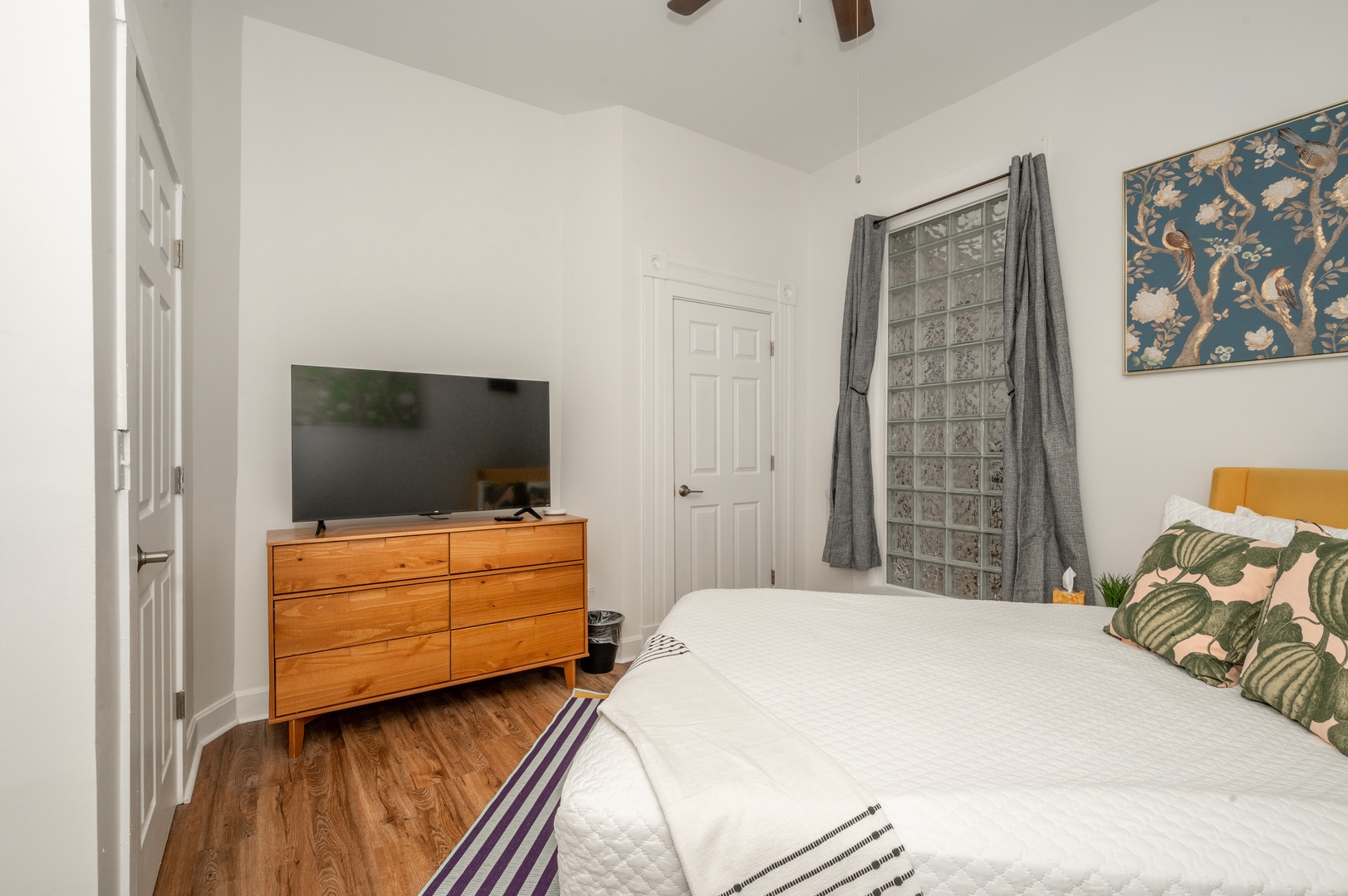 Bedroom #1 with Queen Bed and Smart TV