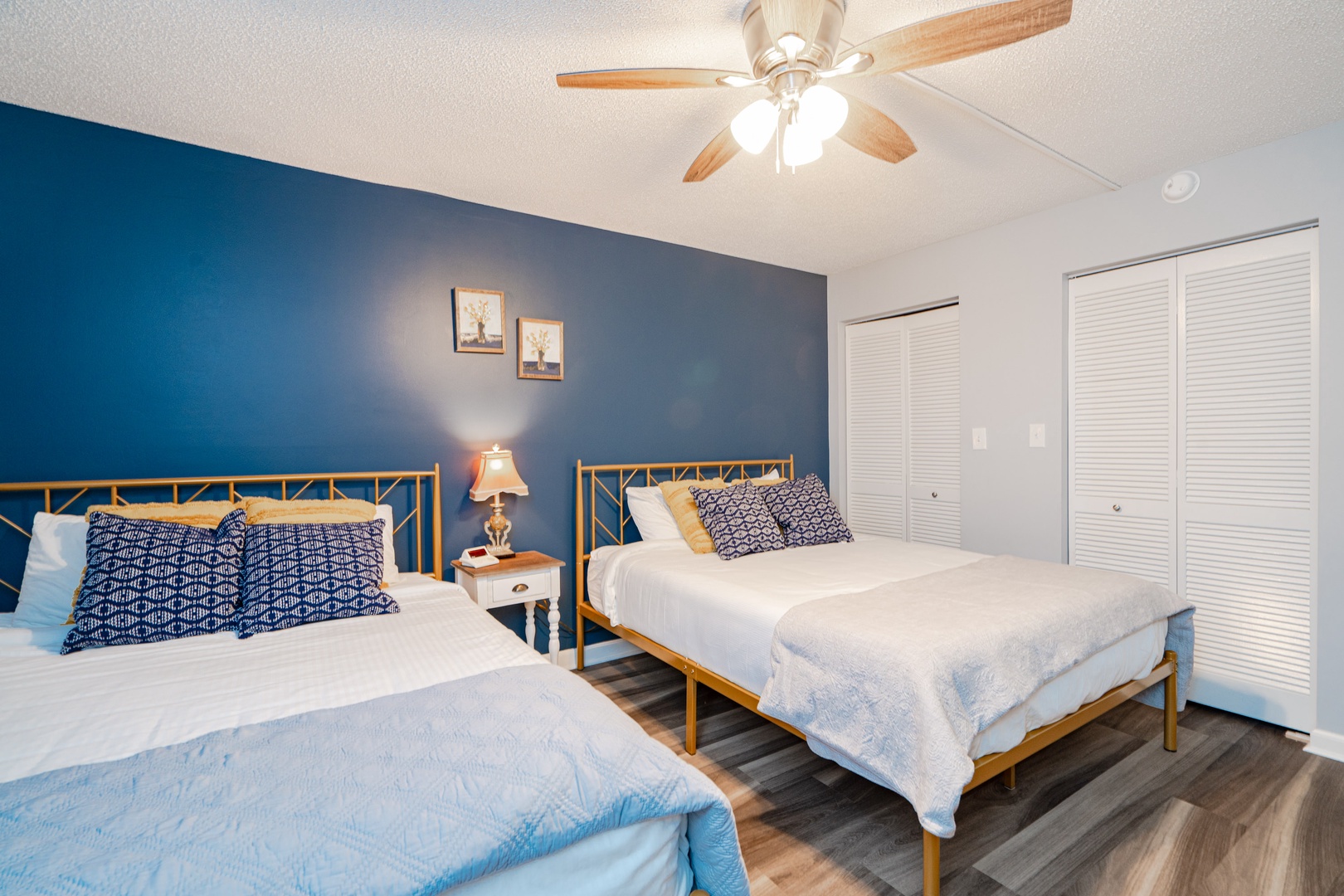 Bedroom #3 with 2 Queen Beds