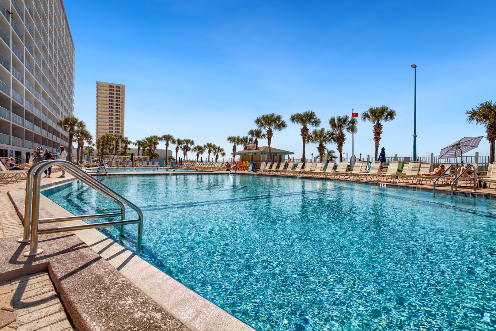 Splash around in a sparkling Resort pool, enjoying the sunshine and ocean views