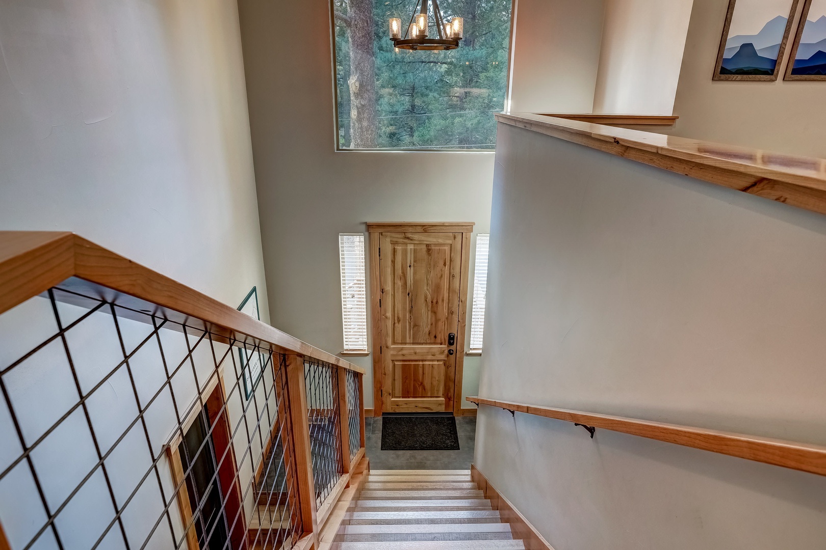 Stairs to entryway