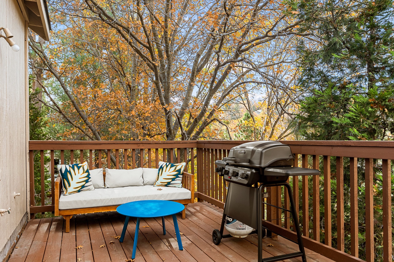 Relax on the large deck while you grill up a feast!