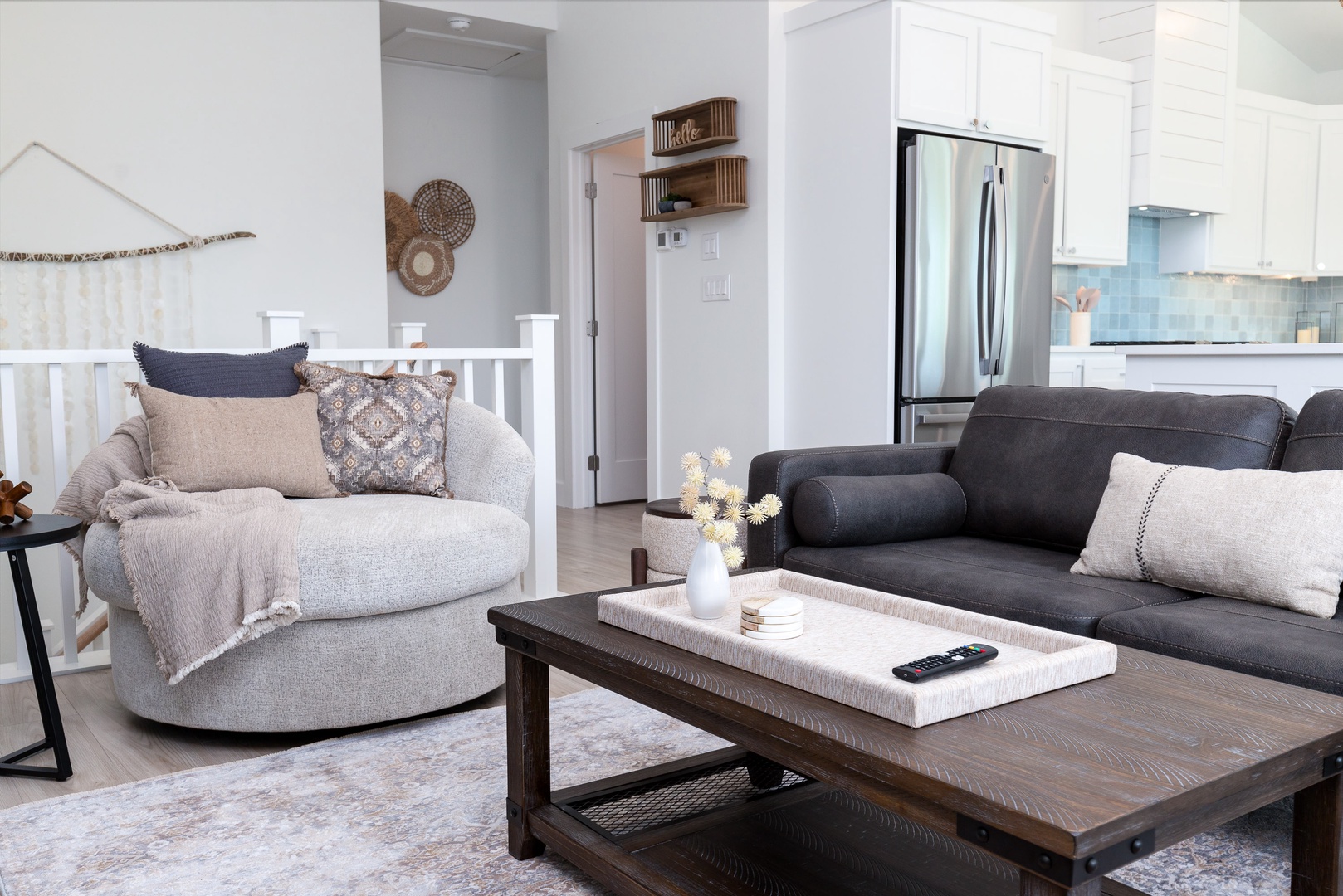 Curl up & relax in the living room while you stream all your favorite shows