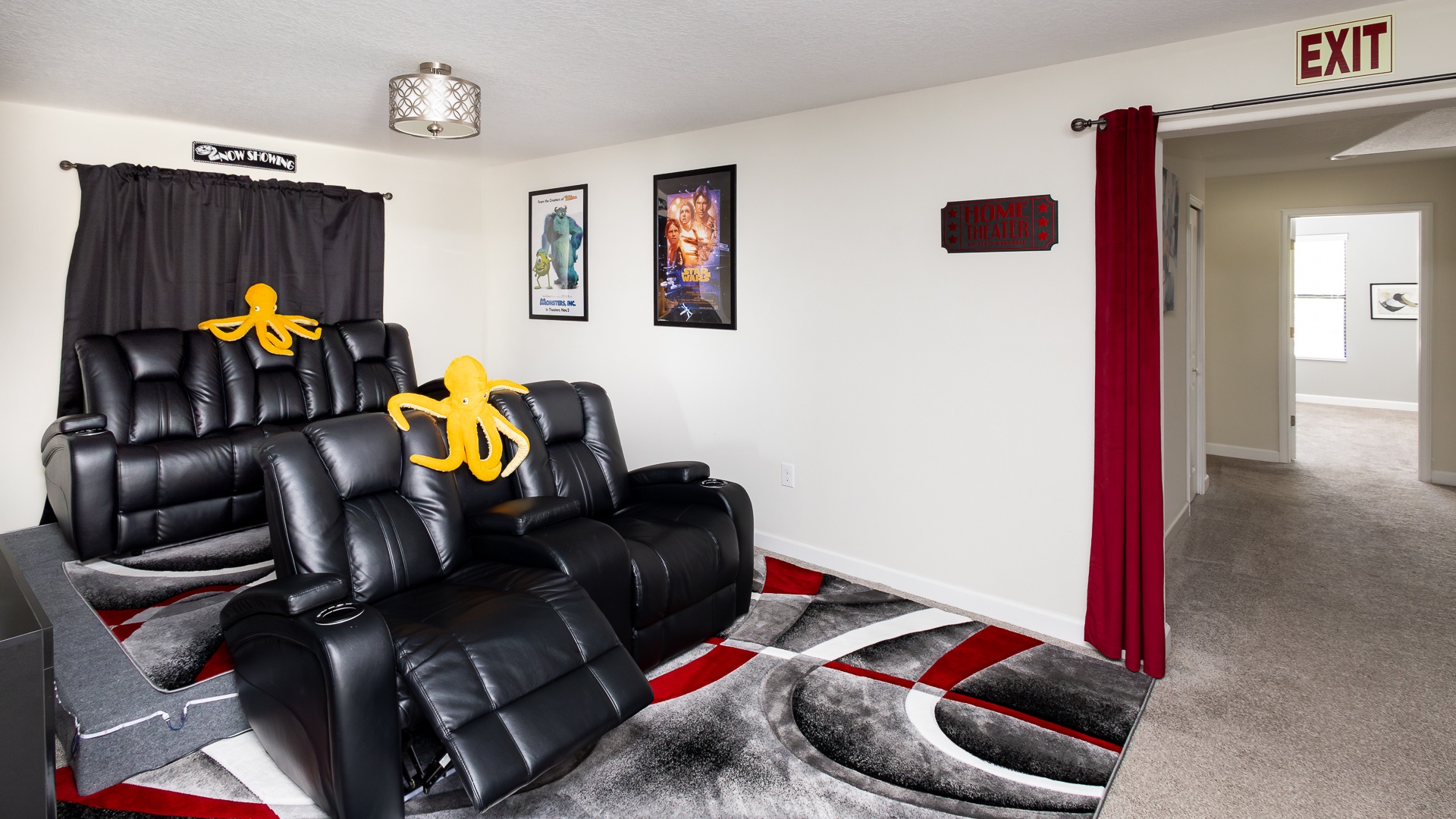 The ultimate Disney movie night setup, seating for five!