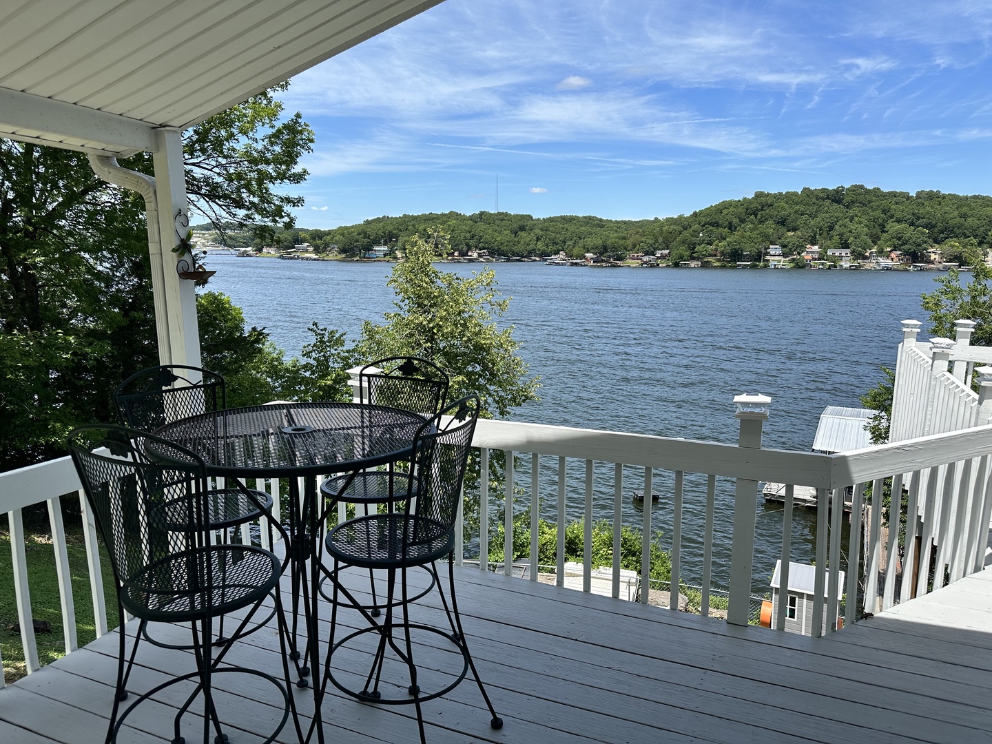 Lounge the day away or dine alfresco with gorgeous views on the deck