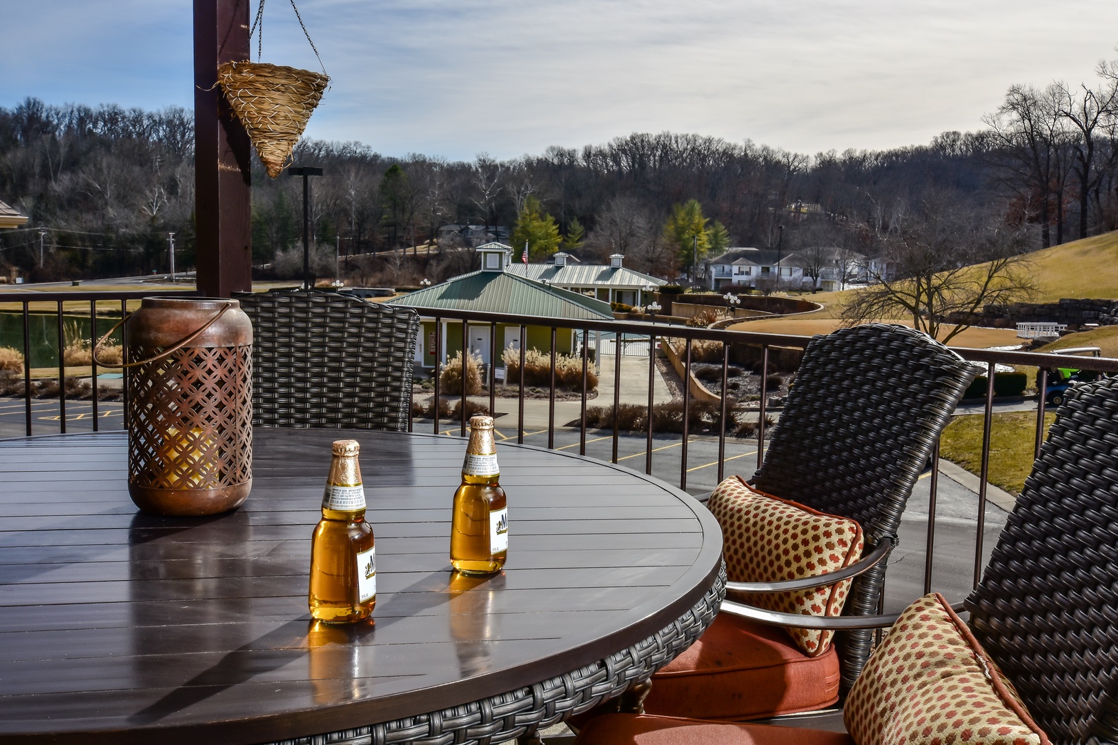 Unwind on the deck with gorgeous views of the golf course and pool