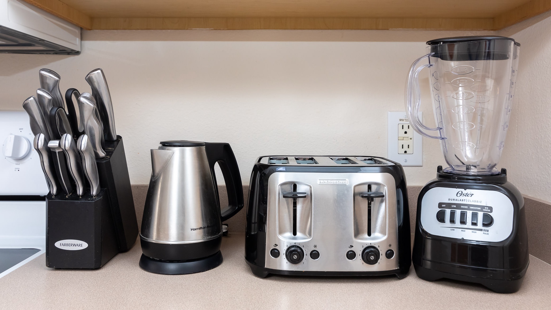 Kitchen is fully equipped with all appliances for your indoor and outdoor cooking needs