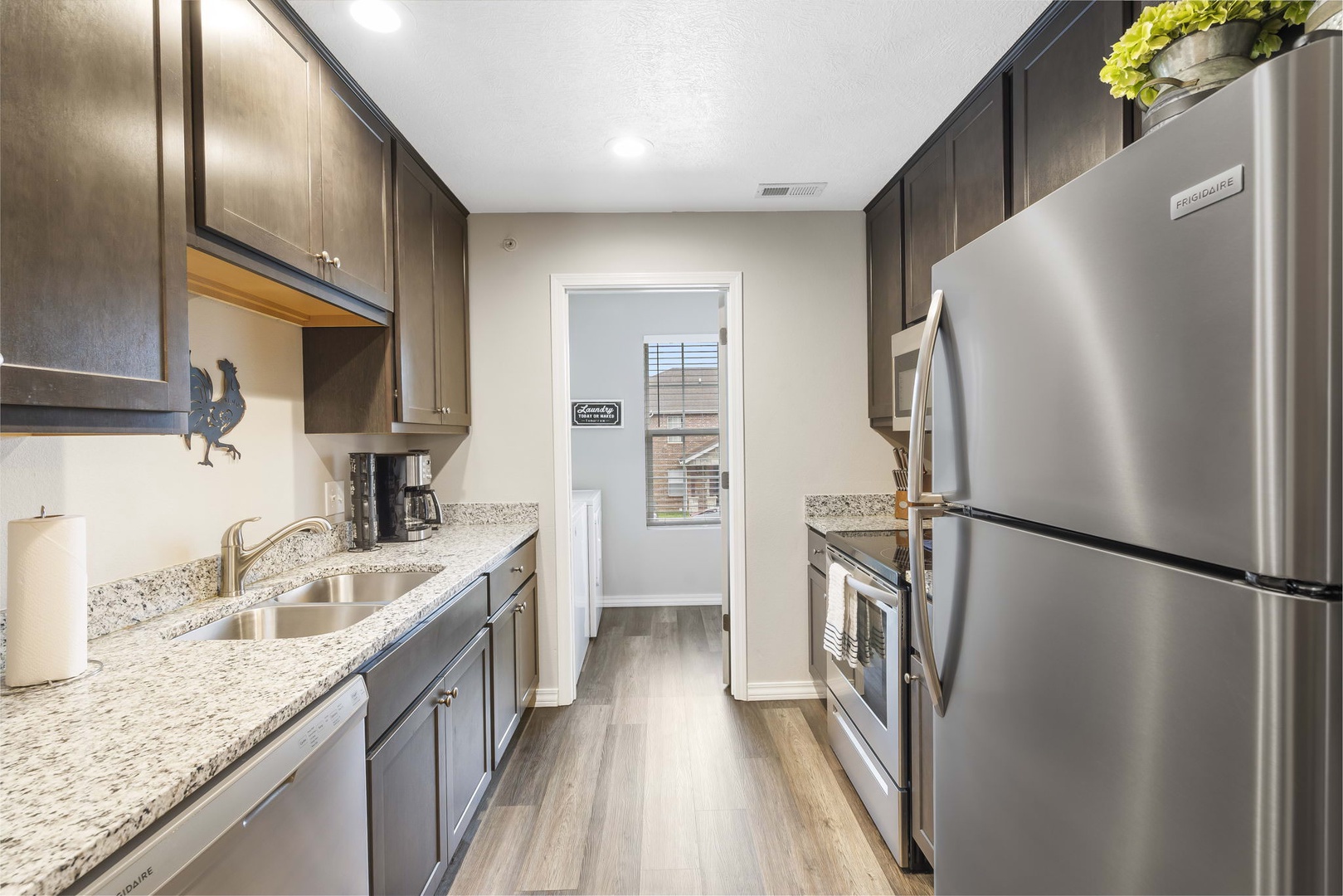 Full kitchen with stainless steel appliances (Unit #3)