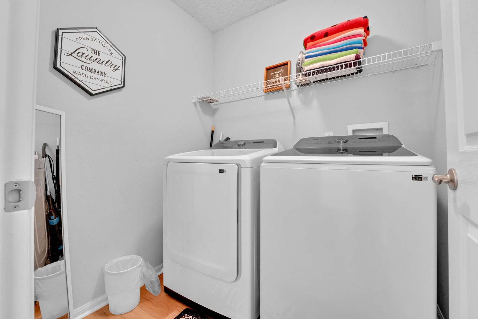 Laundry area