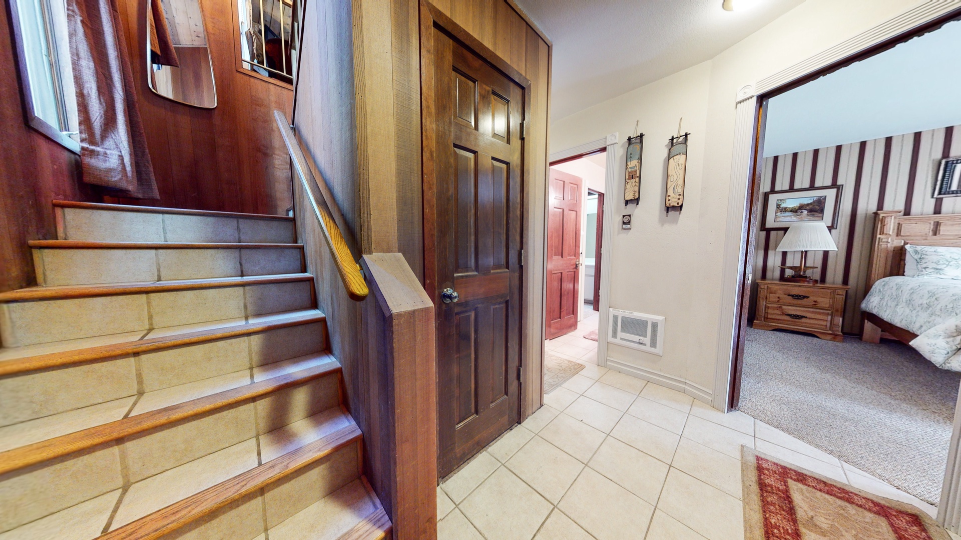 Staircase to bedrooms