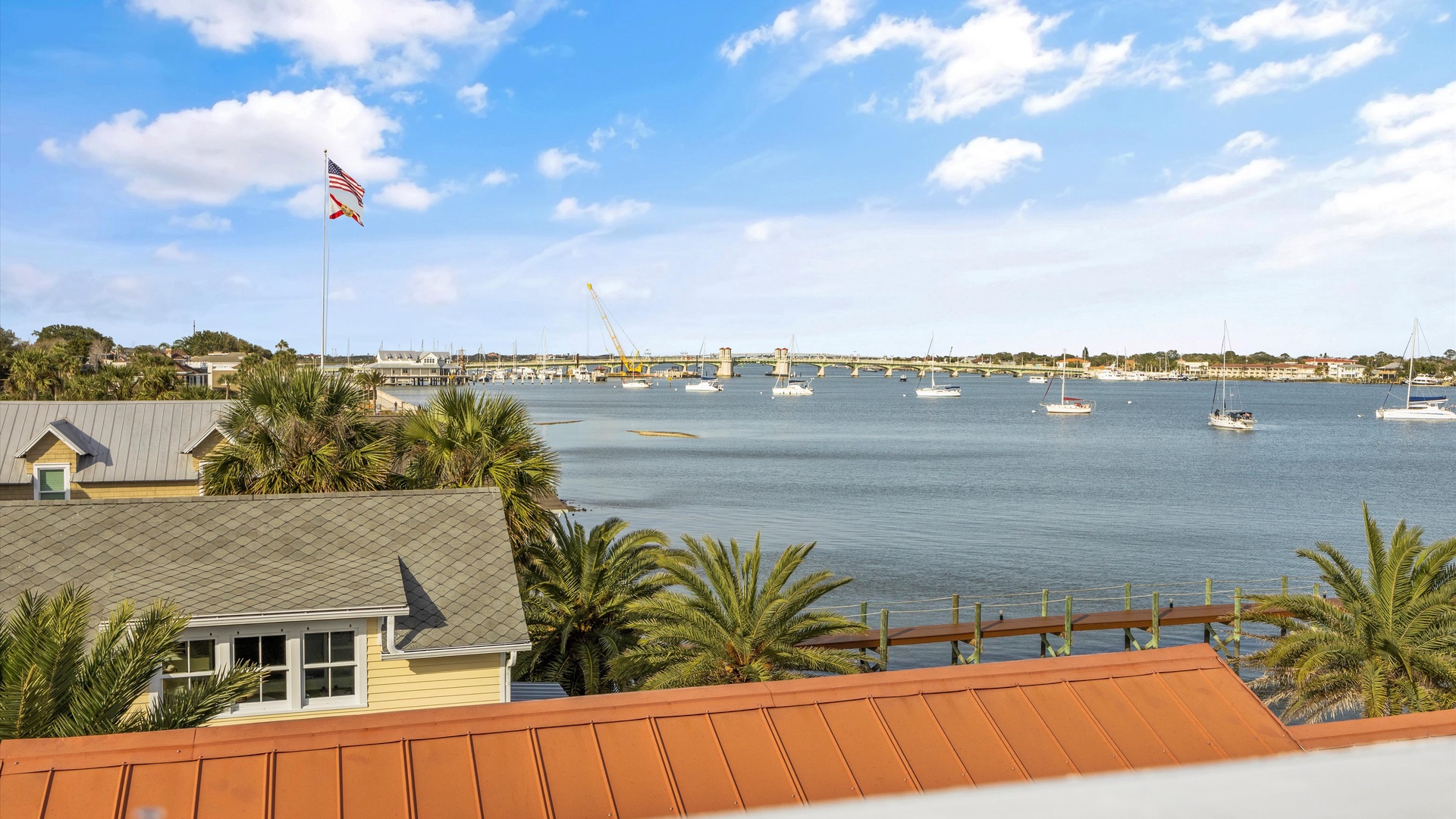 Enjoy meals alfresco or lounge with gorgeous water views on the deck