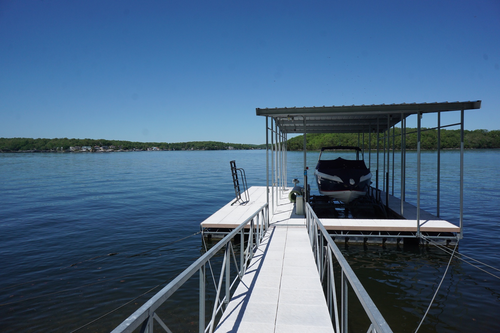 Embark on waterfront adventures from our exclusive private boat dock
