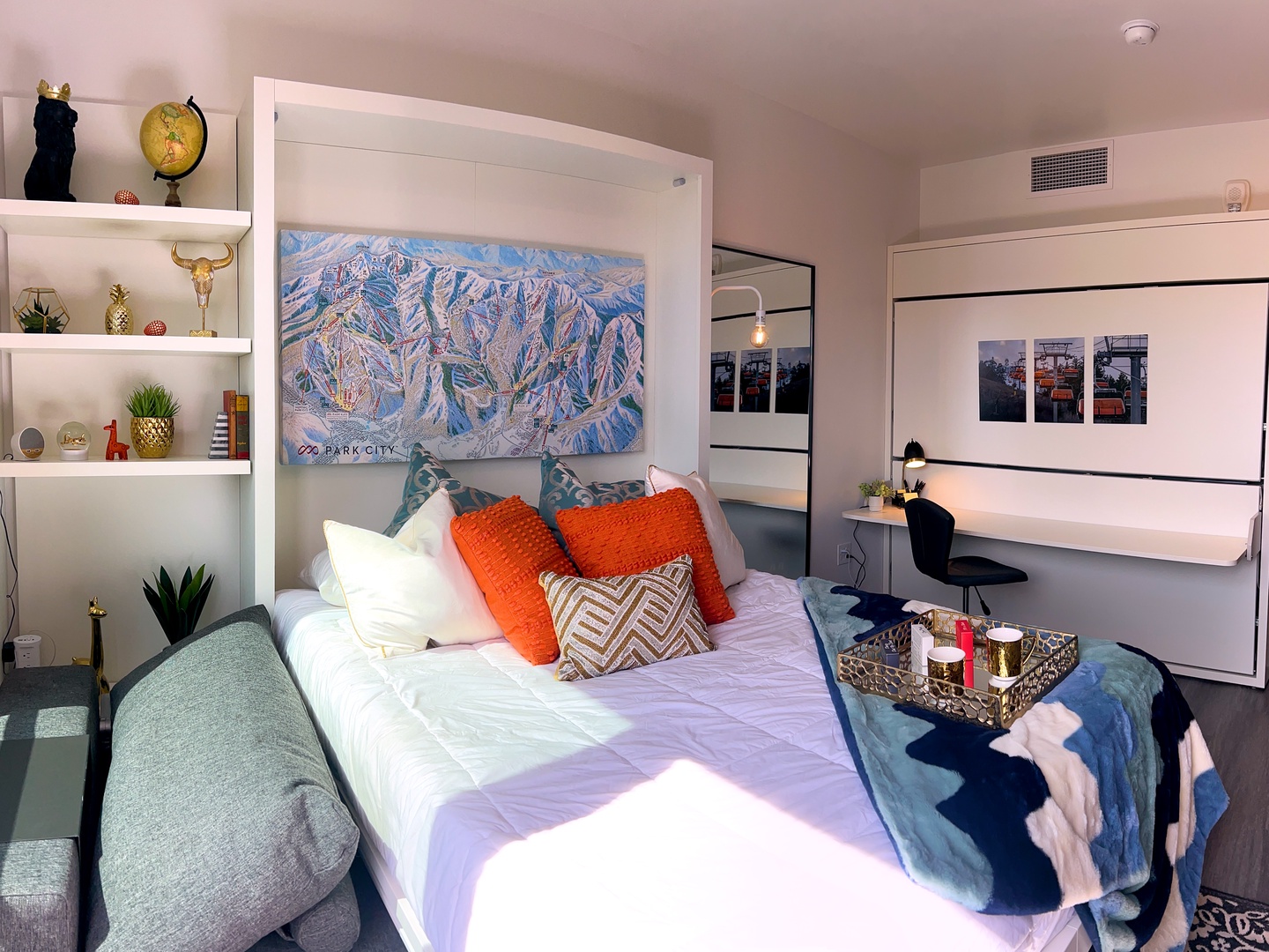 Murphy Bed Queen in Living room