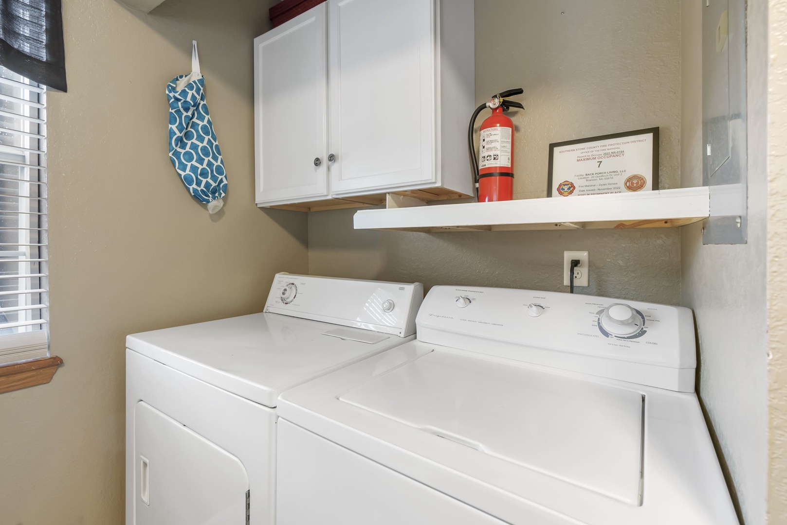Laundry area