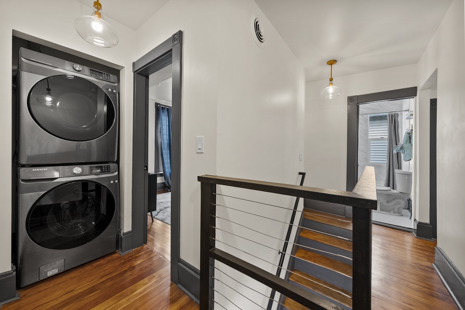 Private laundry is available for your stay, located on 2nd floor