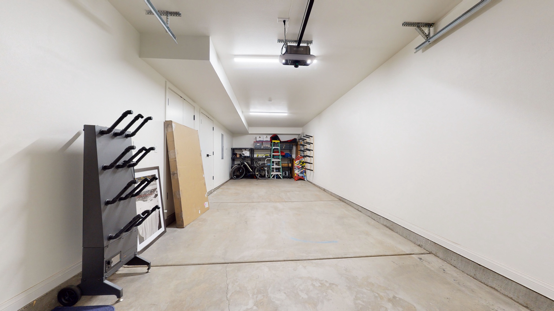 The garage offers space for 2 vehicles & fabulous amenities, including a warmer for cold weather gear