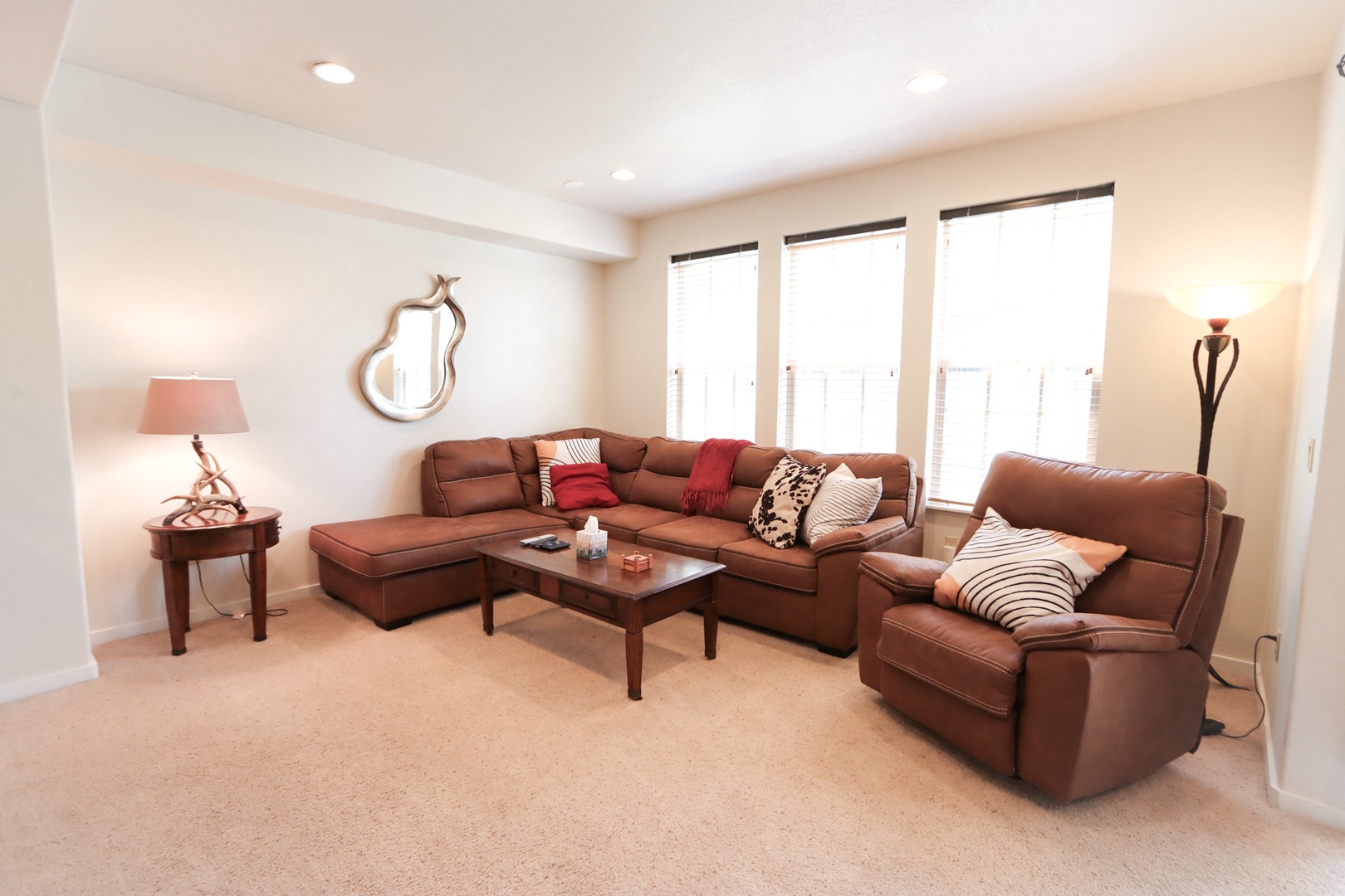 Comfortable seating for family and friends