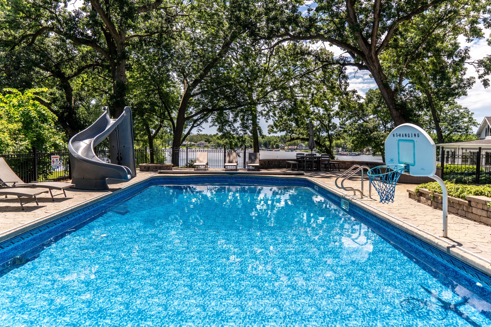 Take a dip in the serene private pool!