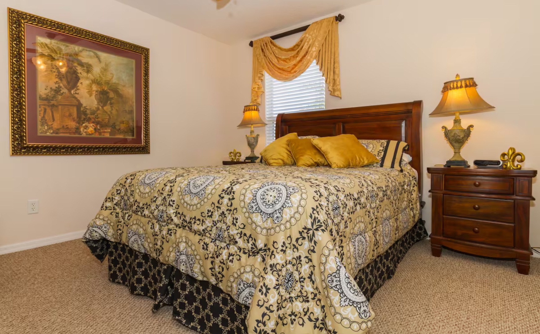 Recharge in the second bedroom sanctuary, offering a plush queen bed