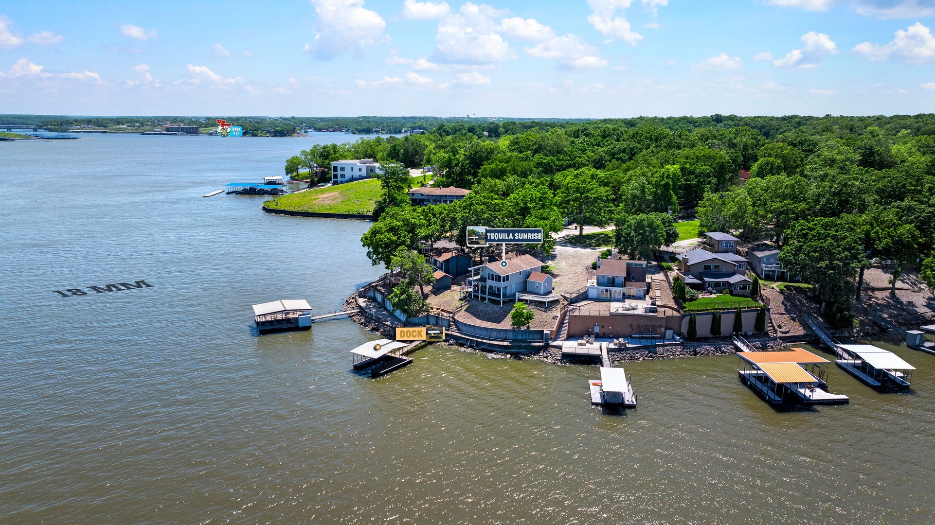 Boaters rejoice – this home is located near the 18 MM on the main channel!