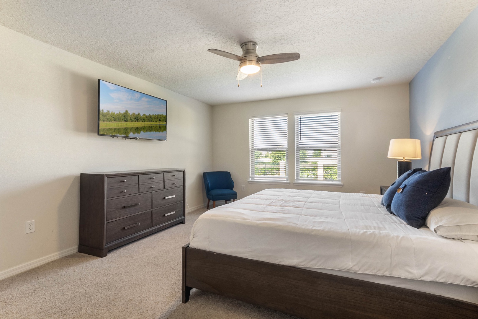 Bedroom #4 with King Bed and attached En-Suite