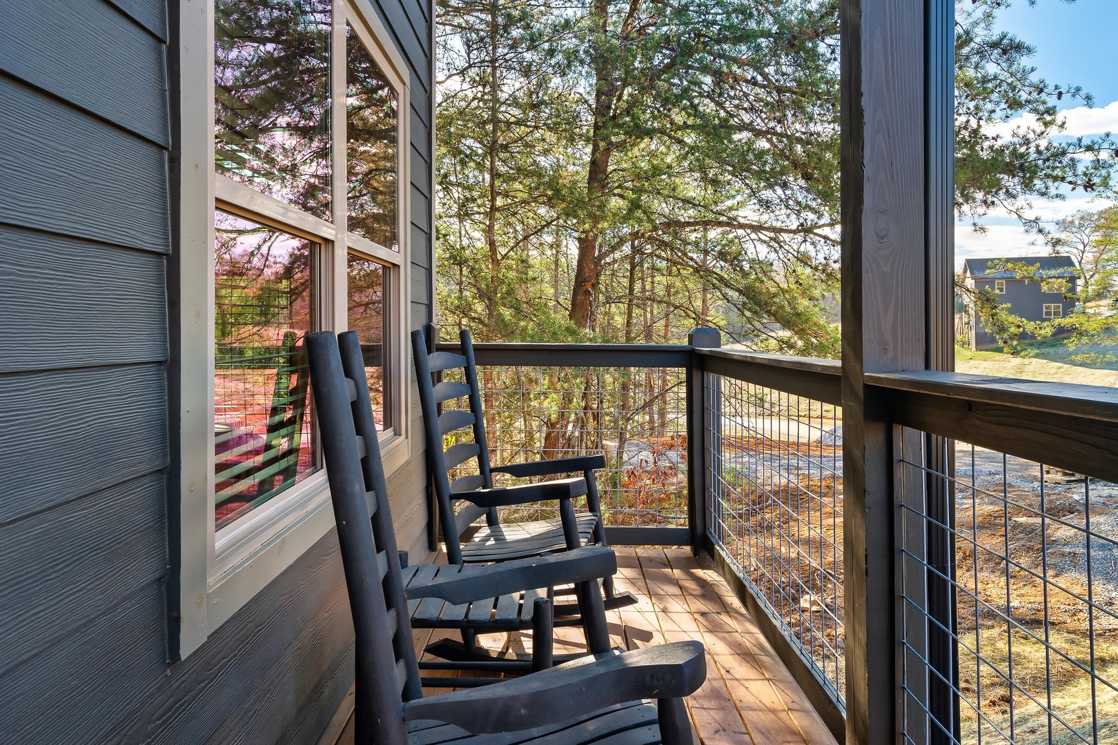 Porch with outdoor seating